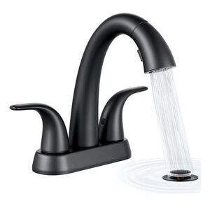 Ultimate Unicorn Matte Black Bathroom Sink Faucet